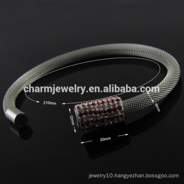 Best Selling Beautiful Products Fashion Colored Stainless Steel Bangle Bracelet GSL036